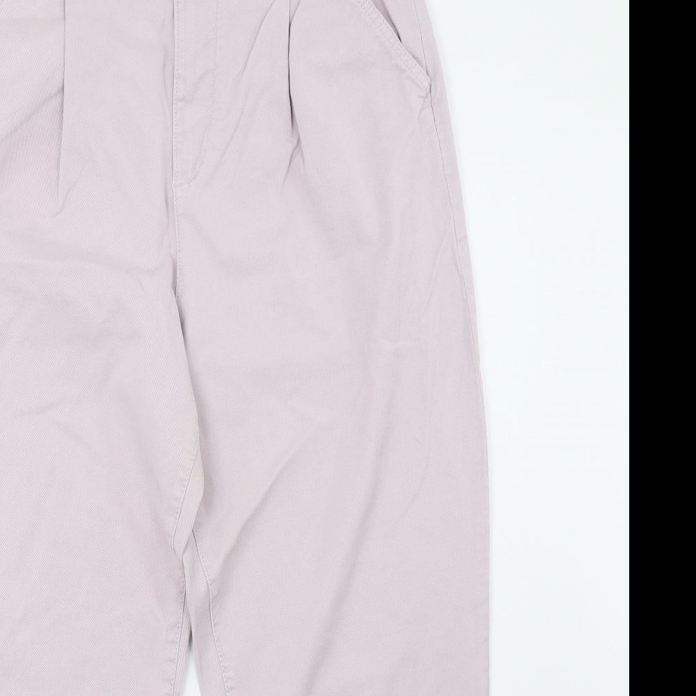 Mango Womens Pink  Denim Mom Jeans Size 12 L28 in