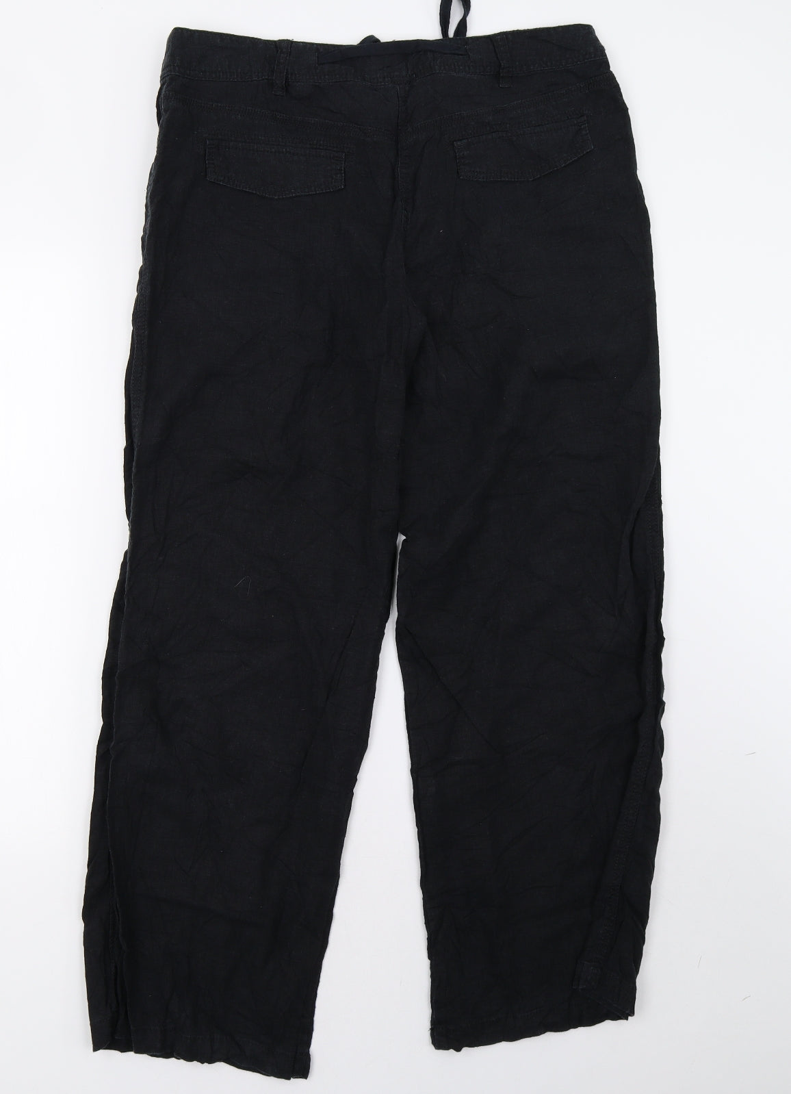NEXT Womens Black   Trousers  Size 14 L31 in