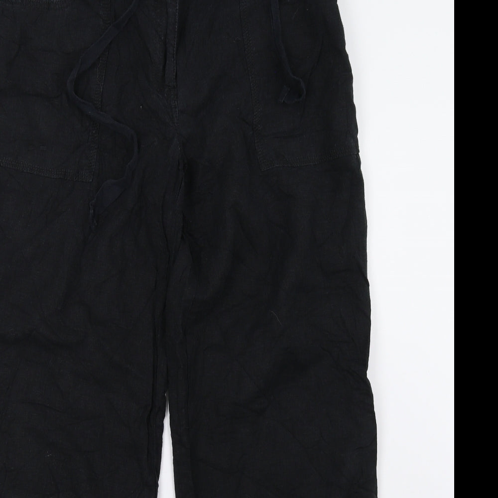 NEXT Womens Black   Trousers  Size 14 L31 in