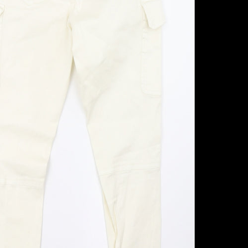ovs  Womens White   Straight Jeans Size 8 L29 in