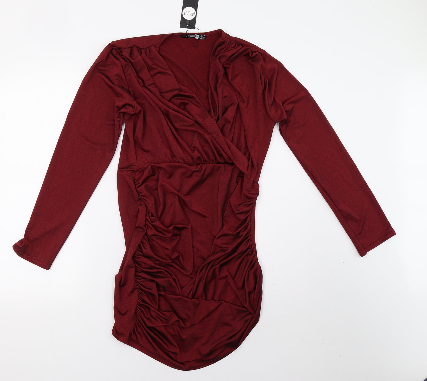 Boohoo Womens Red   A-Line  Size 18