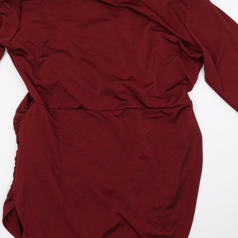 Boohoo Womens Red   A-Line  Size 18