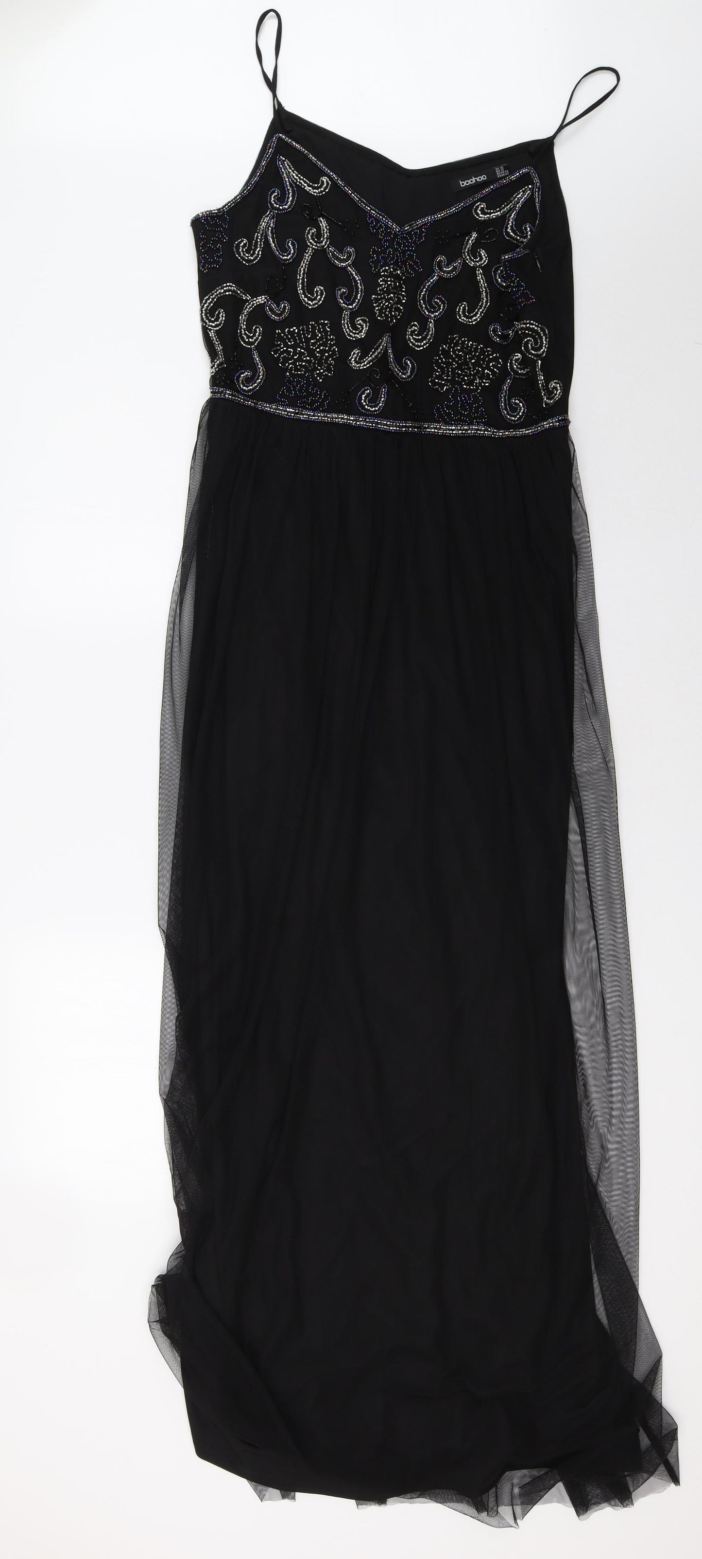 Boohoo Womens Black   A-Line  Size 16