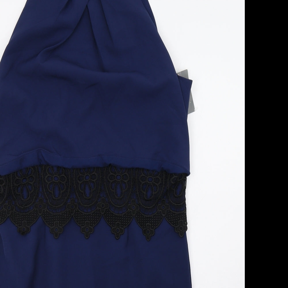 Lipsy Womens Blue   A-Line  Size 16