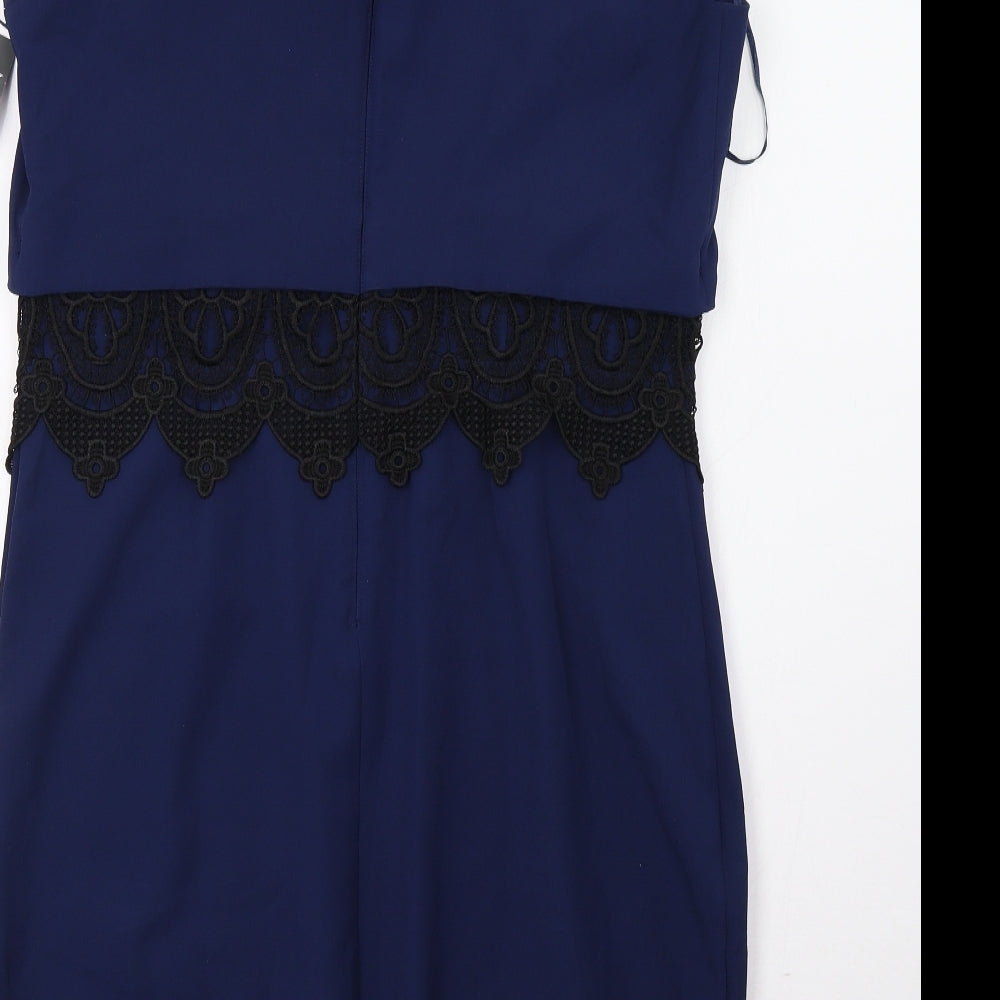 Lipsy Womens Blue   A-Line  Size 16