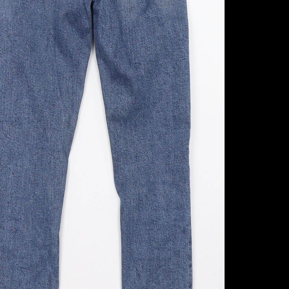 Primark Womens Blue  Denim Straight Jeans Size 4 L27 in