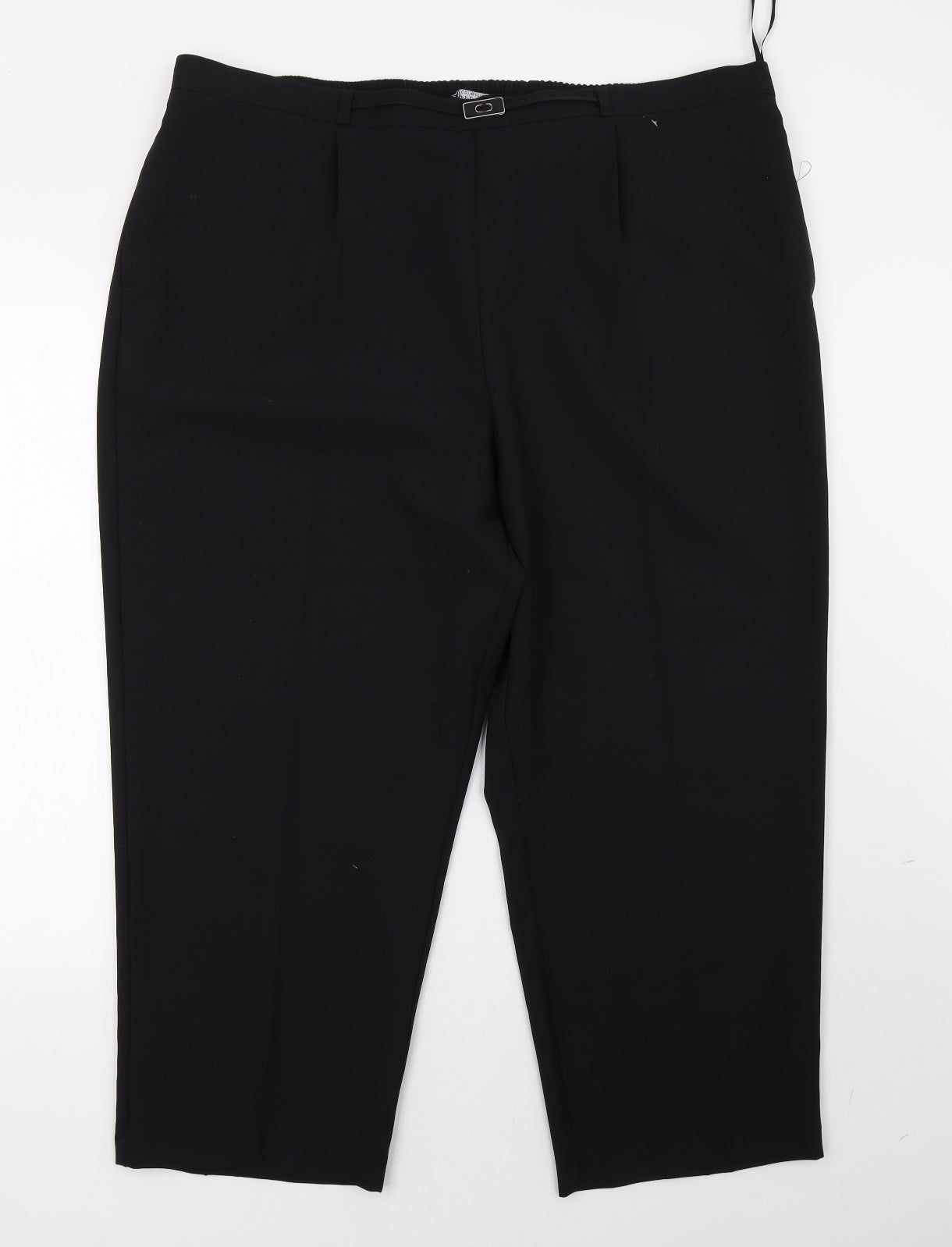 BM Collection Womens Black   Trousers  Size 22 L28 in