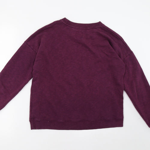 Jack Wills Womens Purple   Pullover Sweatshirt Size 10