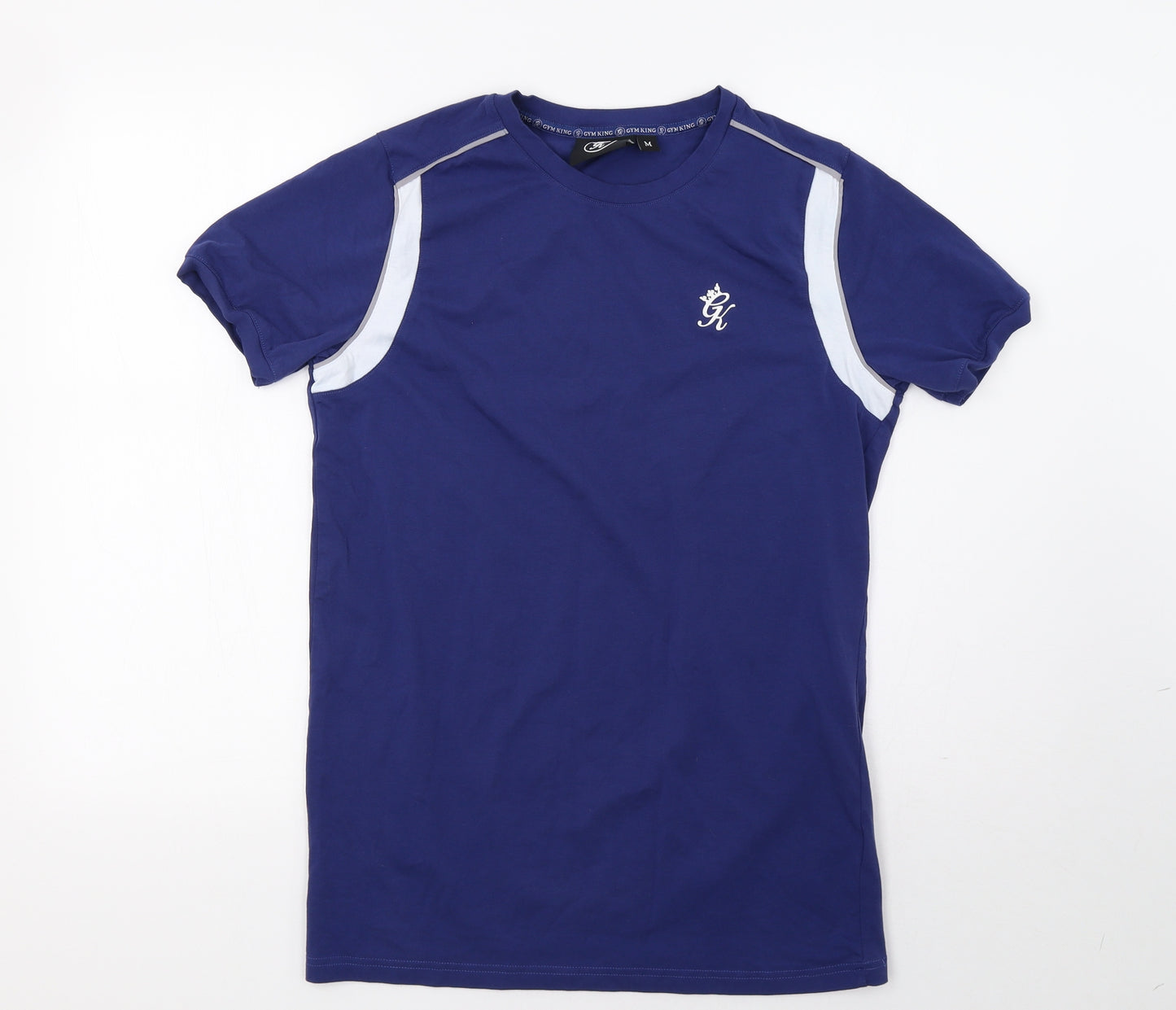 gymking Mens Blue    T-Shirt Size M