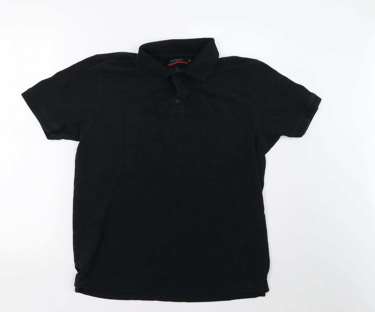 Pierre Cardin Mens Black    Polo Size M