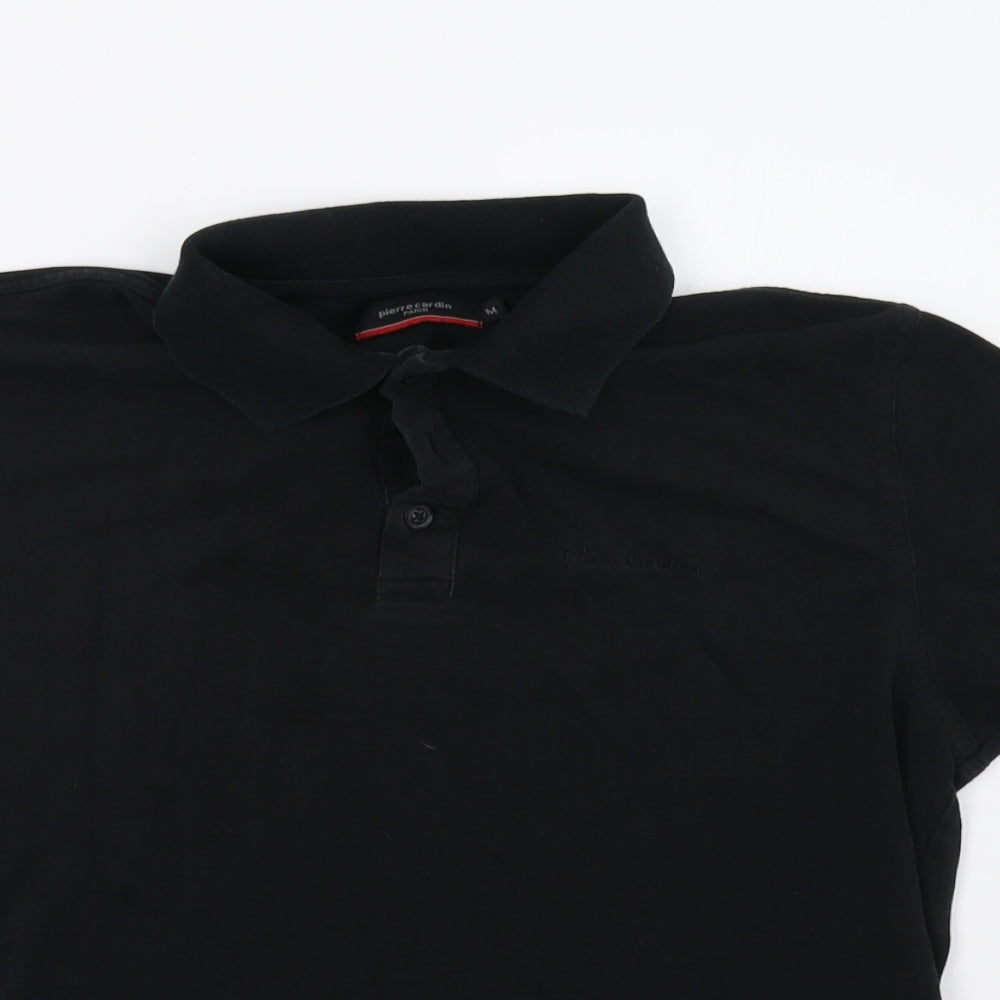 Pierre Cardin Mens Black    Polo Size M