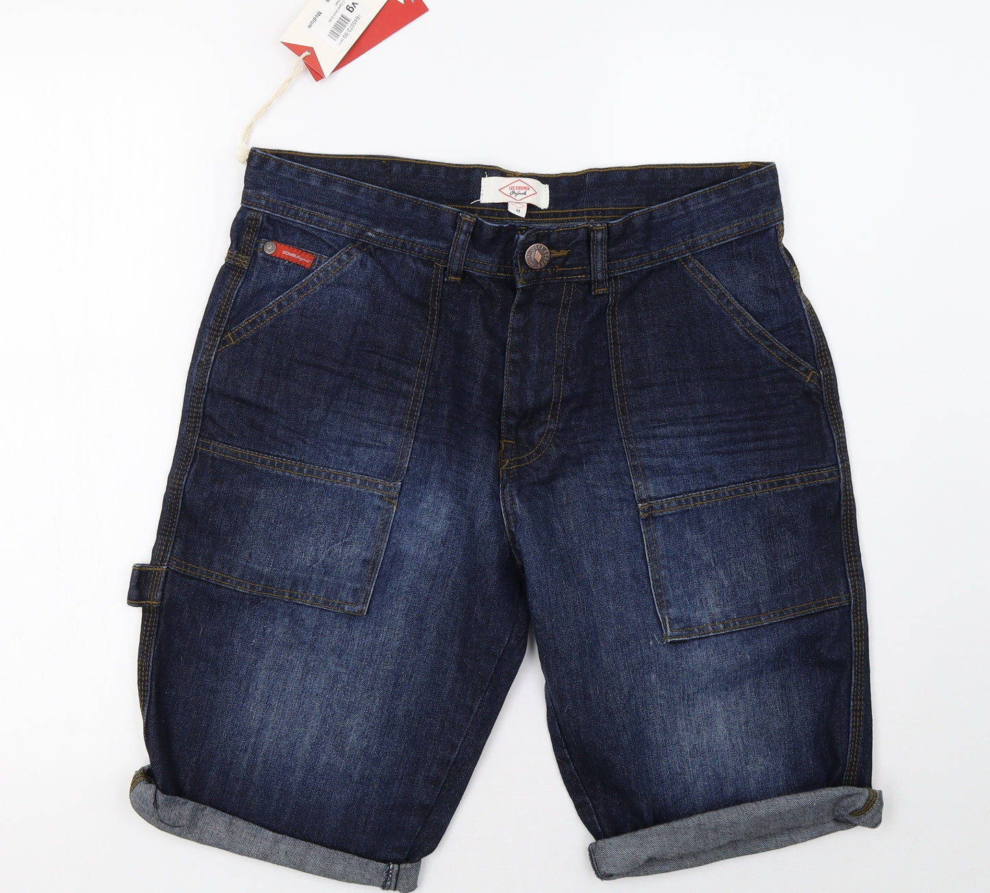 Lee Cooper Mens Blue  Denim  Shorts Size M