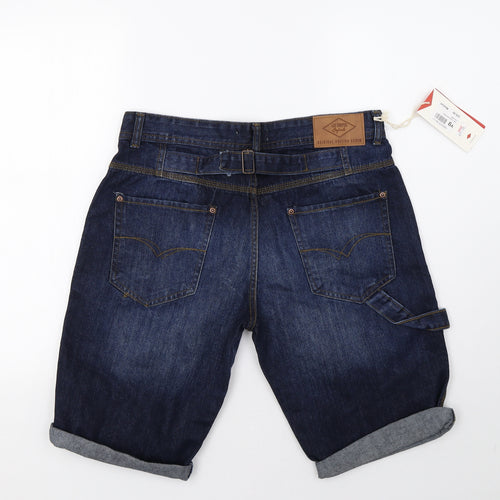 Lee Cooper Mens Blue  Denim  Shorts Size M
