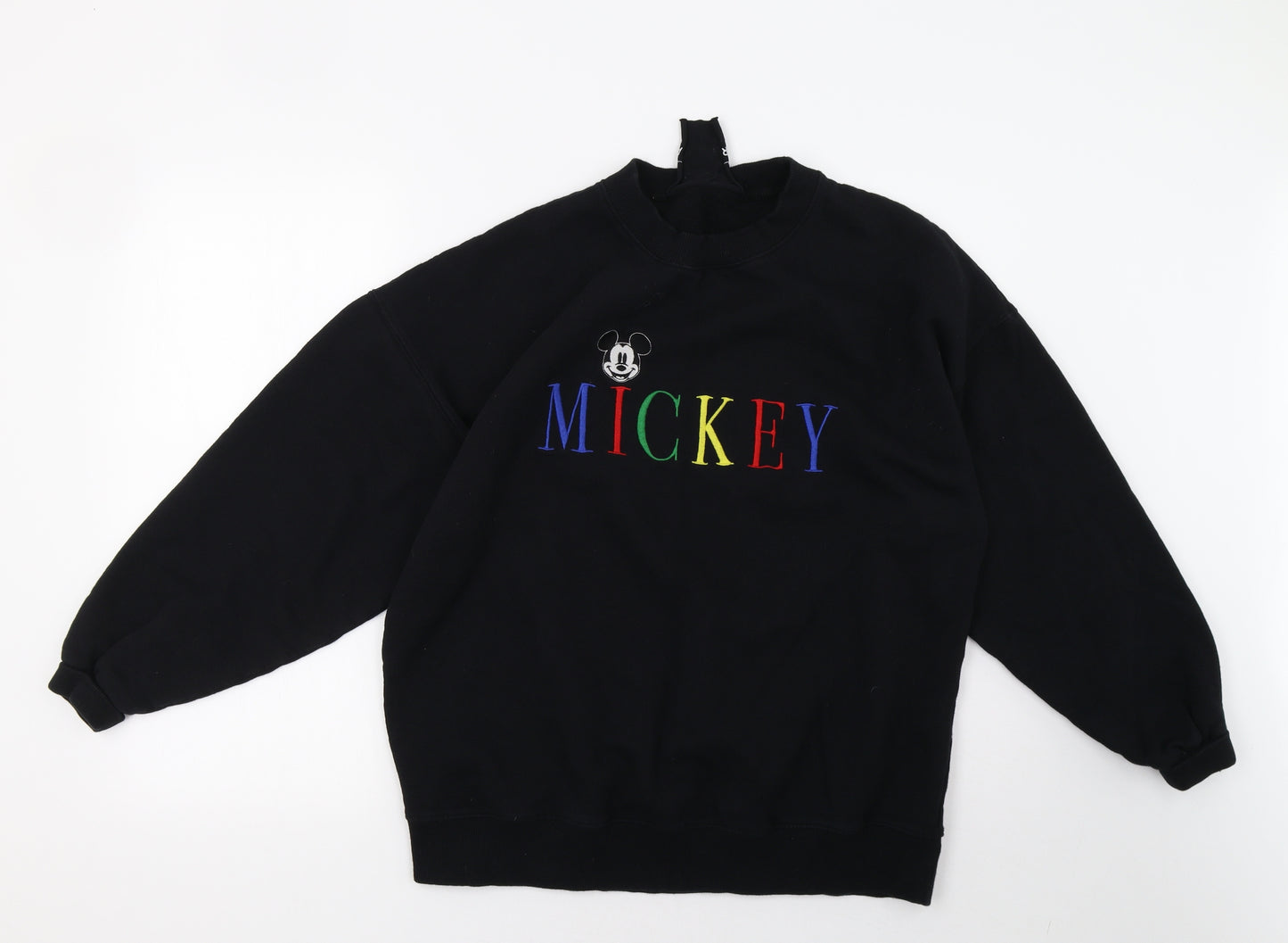 Disney Mens Black   Pullover Sweatshirt Size L