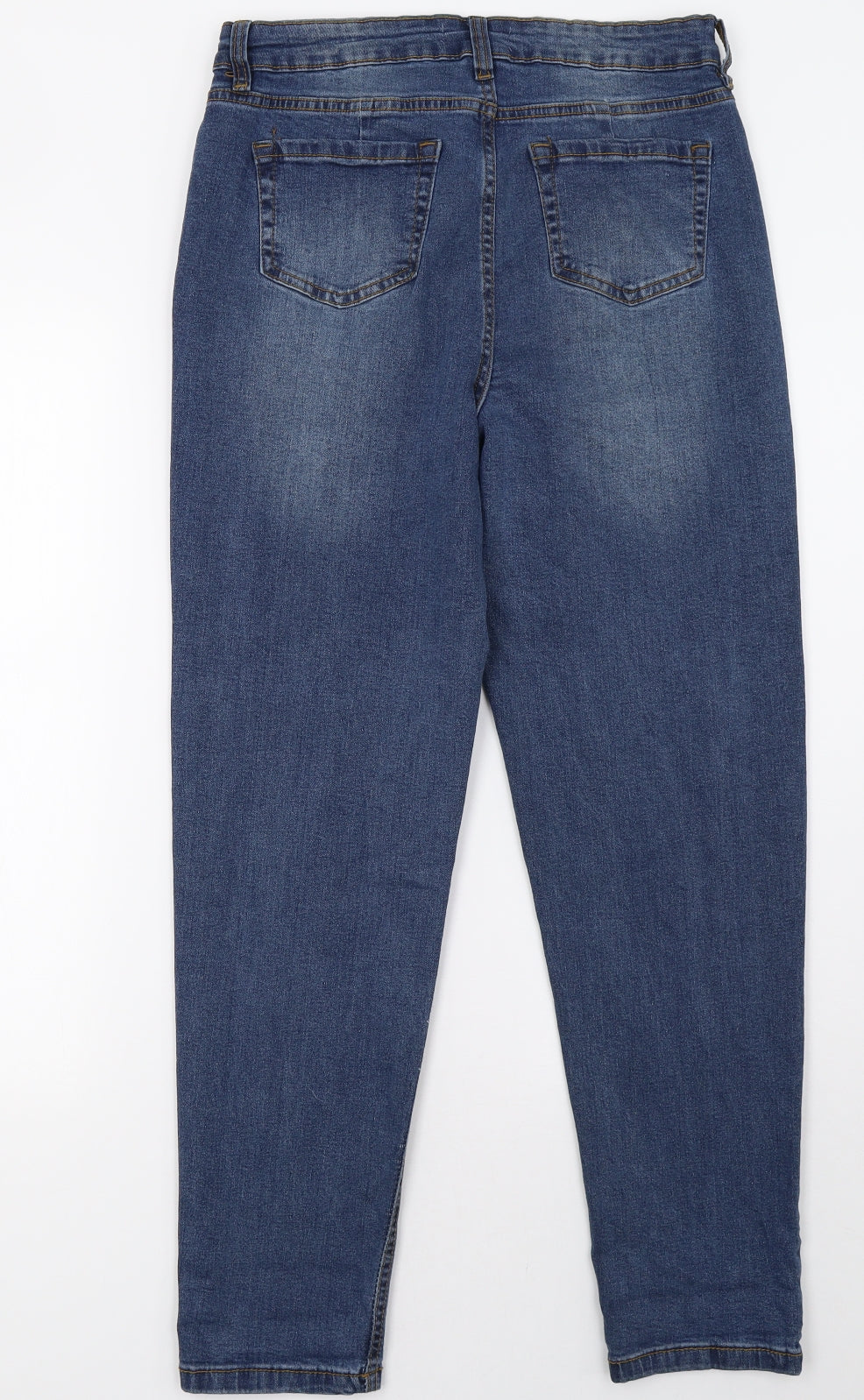 pep&co Womens Blue  Denim Mom Jeans Size 12 L30 in