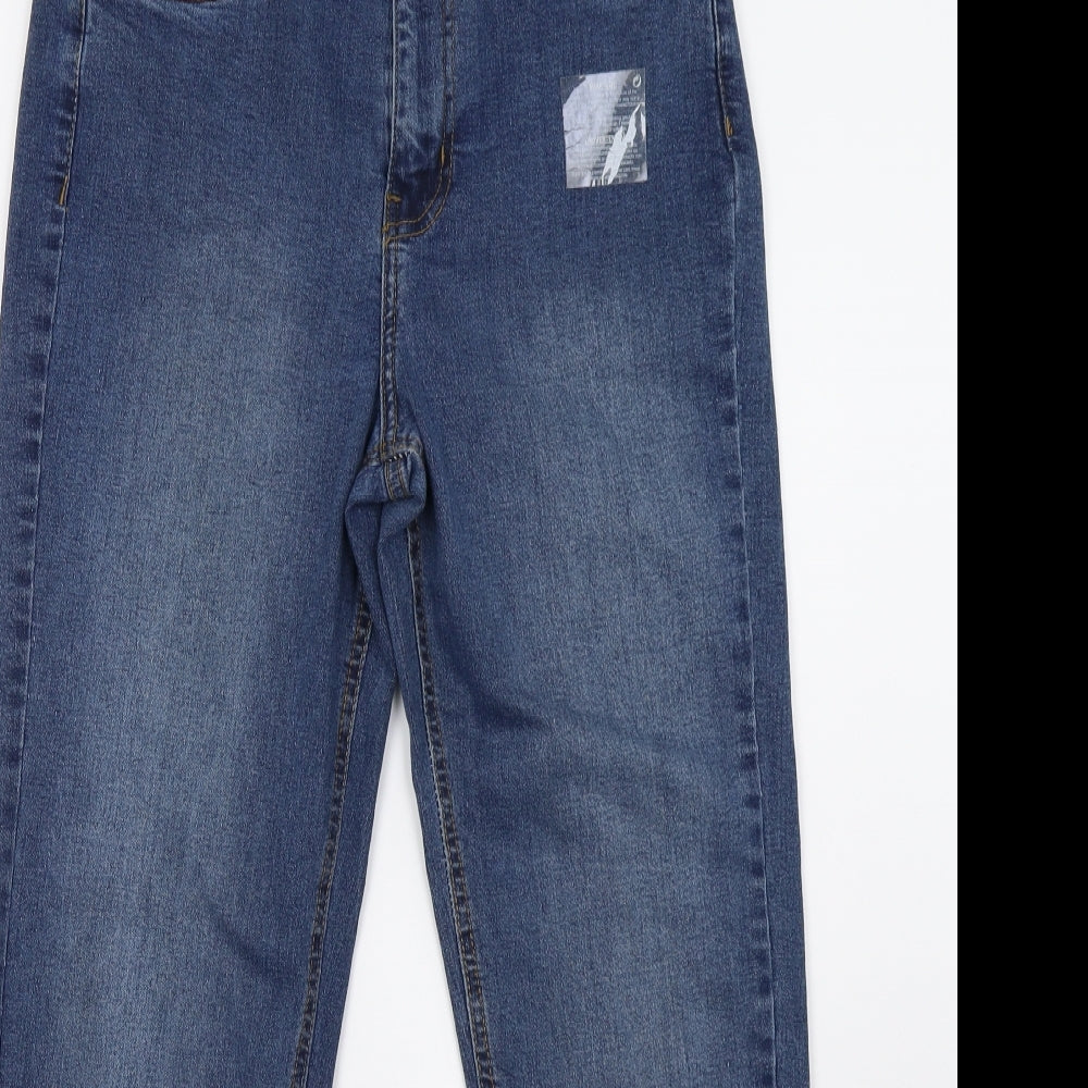 pep&co Womens Blue  Denim Mom Jeans Size 12 L30 in
