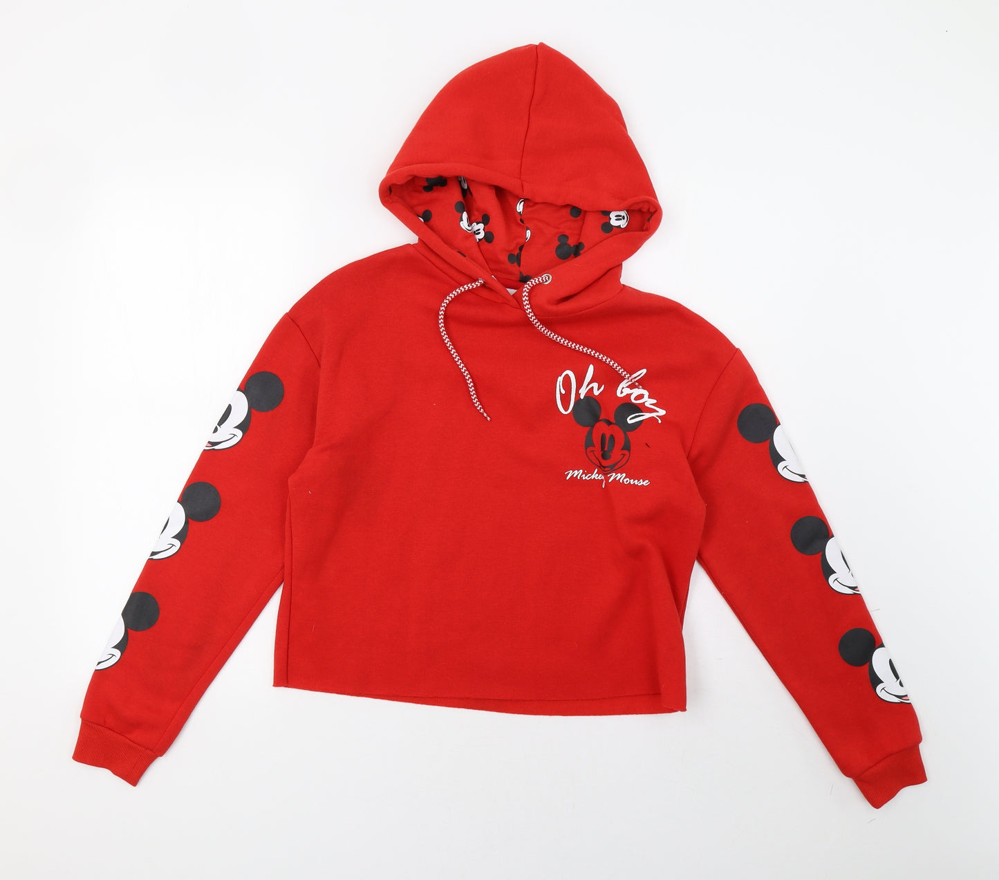 Primark Womens Red   Pullover Hoodie Size 6
