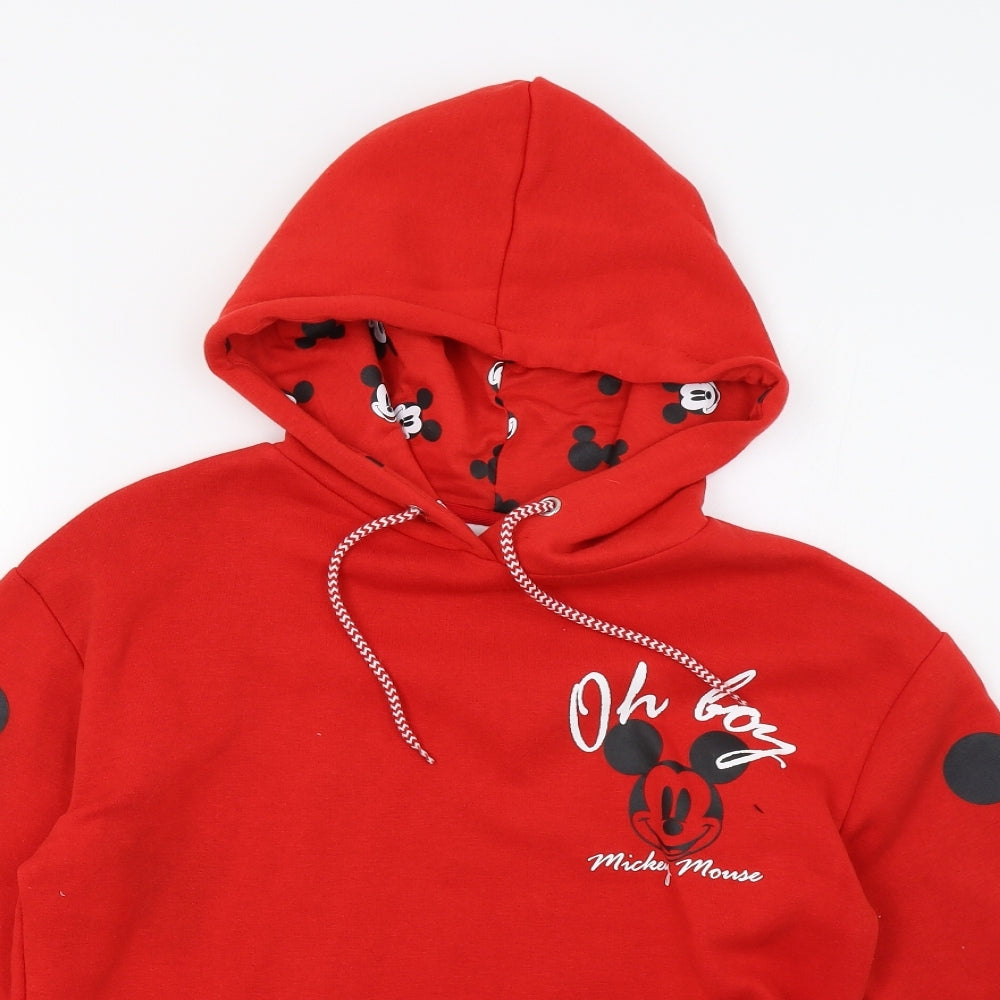 Primark Womens Red   Pullover Hoodie Size 6