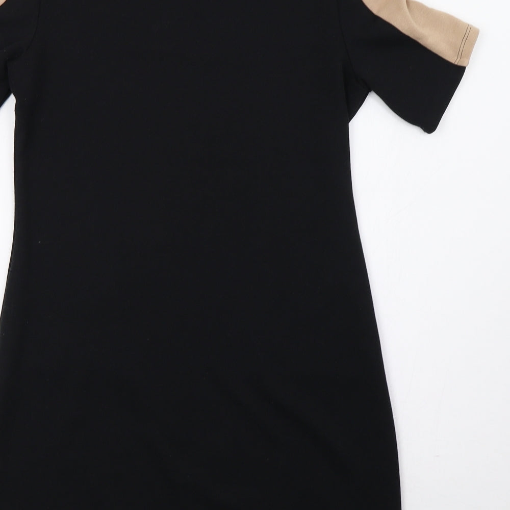 Dorothy Perkins Womens Black   A-Line  Size 8