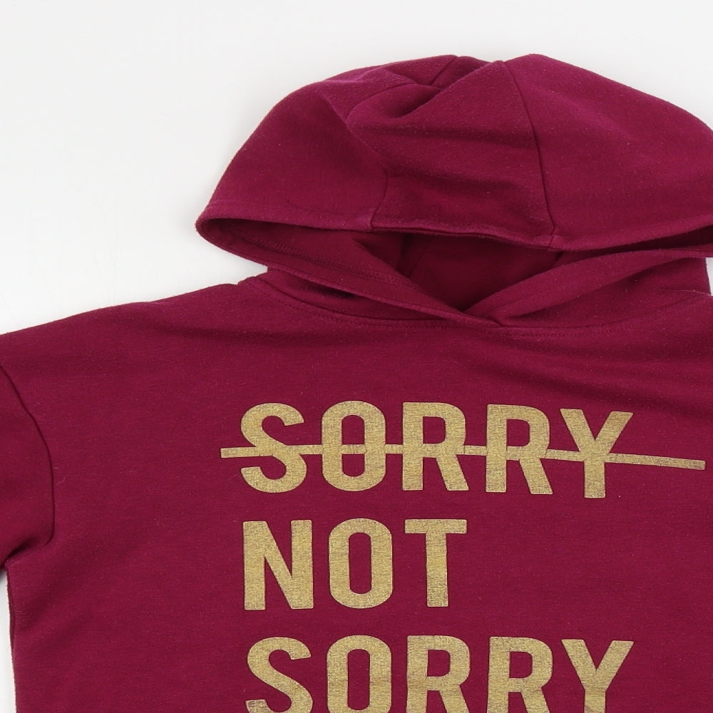 Primark  Girls Purple   Pullover Hoodie Size 12-13 Years