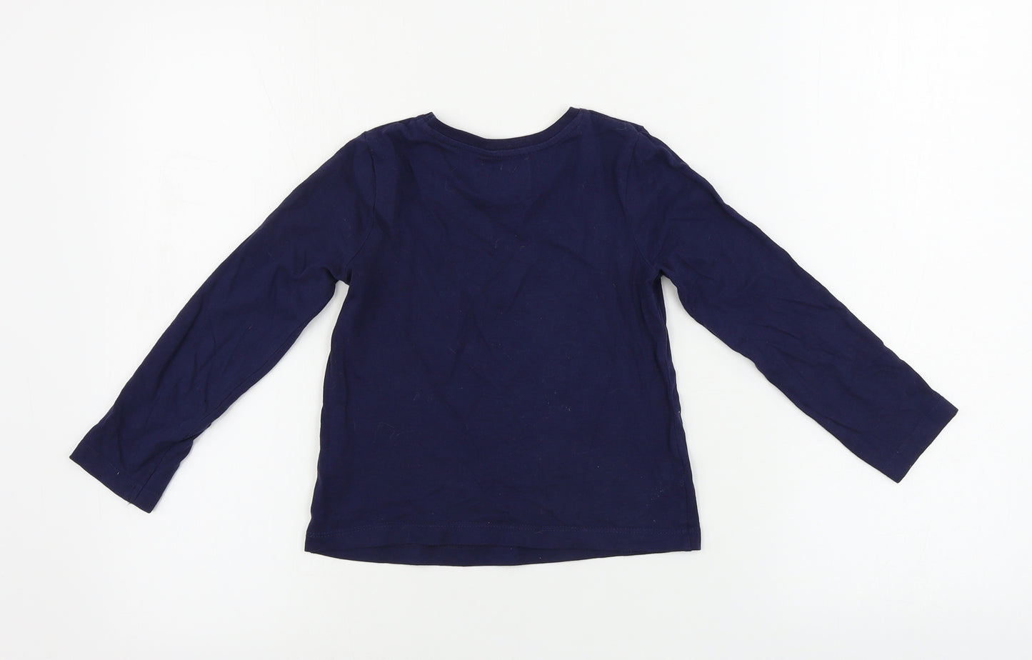 George  Girls Blue   Basic T-Shirt Size 4-5 Years