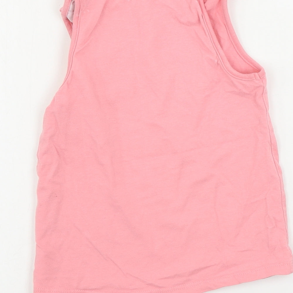 George  Girls Pink   Camisole T-Shirt Size 5-6 Years