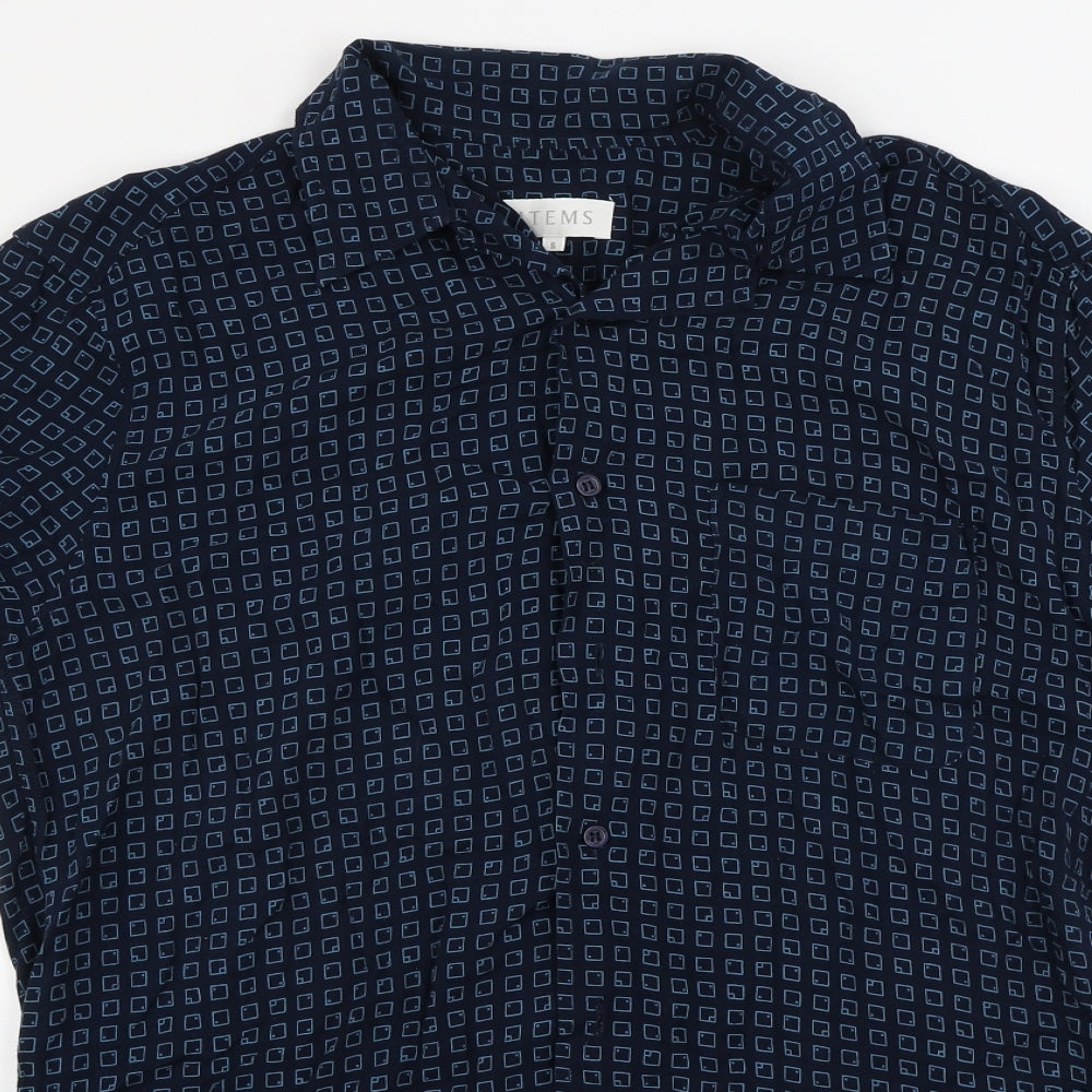 TESCO  Womens Blue   Basic Button-Up Size S