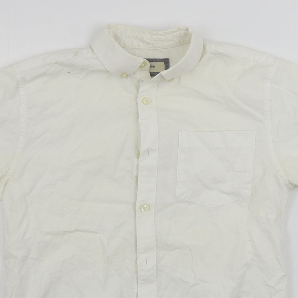 River Island  Boys Ivory   Basic Button-Up Size XS  - xxs