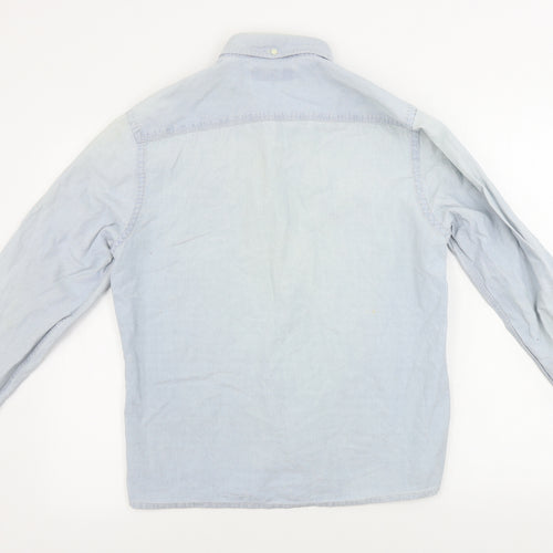 River Island Mens Grey    Button-Up Size M
