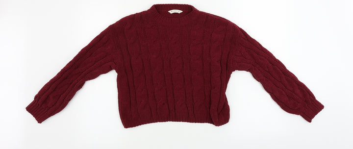 Matalan Girls Red   Pullover Jumper Size 12 Years