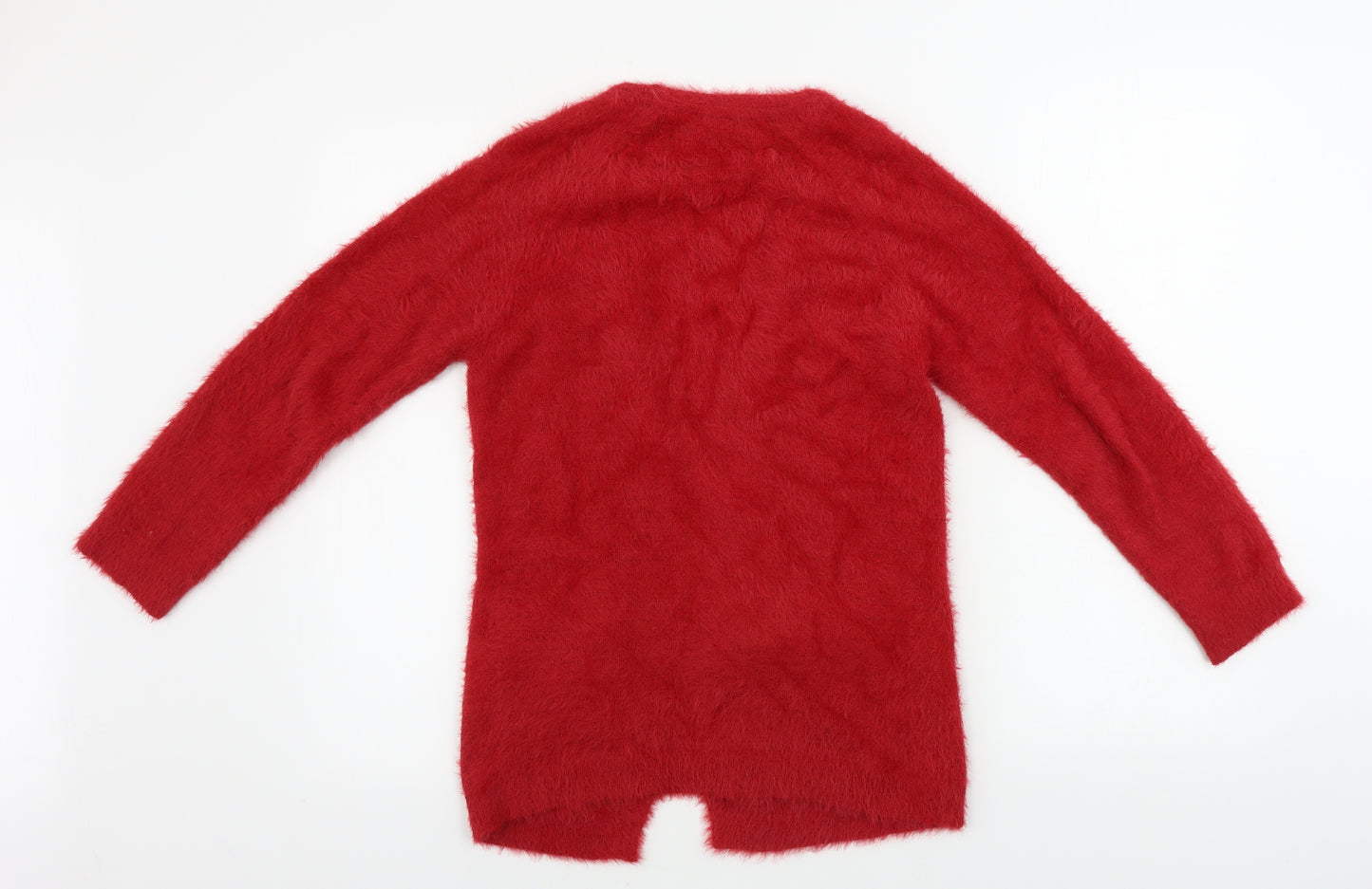 TU Girls Red   Cardigan Jumper Size 12 Years