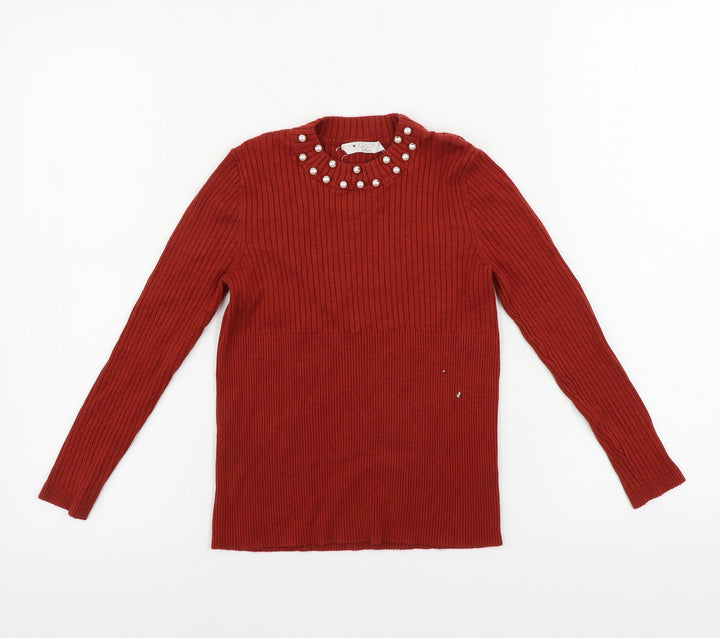 candy  Girls Brown   Pullover Jumper Size 11 Years