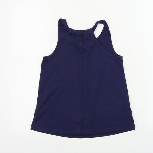 Nutmeg  Girls Blue   Basic T-Shirt Size 9-10 Years