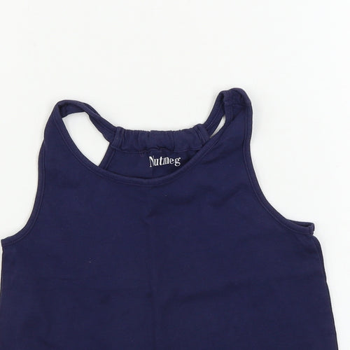 Nutmeg  Girls Blue   Basic T-Shirt Size 9-10 Years