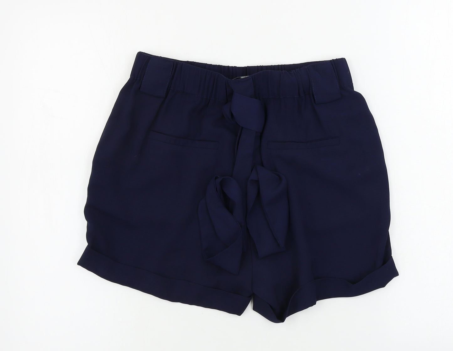 moves  Womens Blue Paisley  Sweat Shorts Size 10