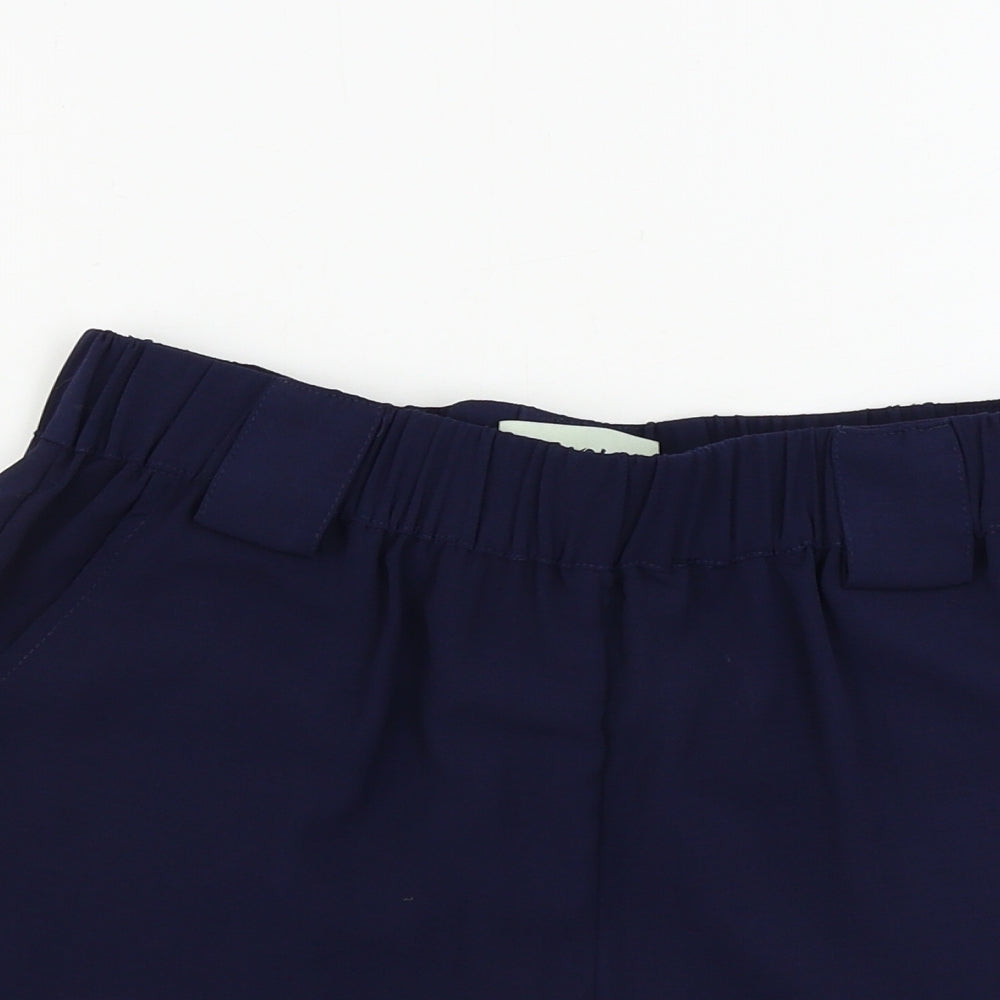 moves  Womens Blue Paisley  Sweat Shorts Size 10