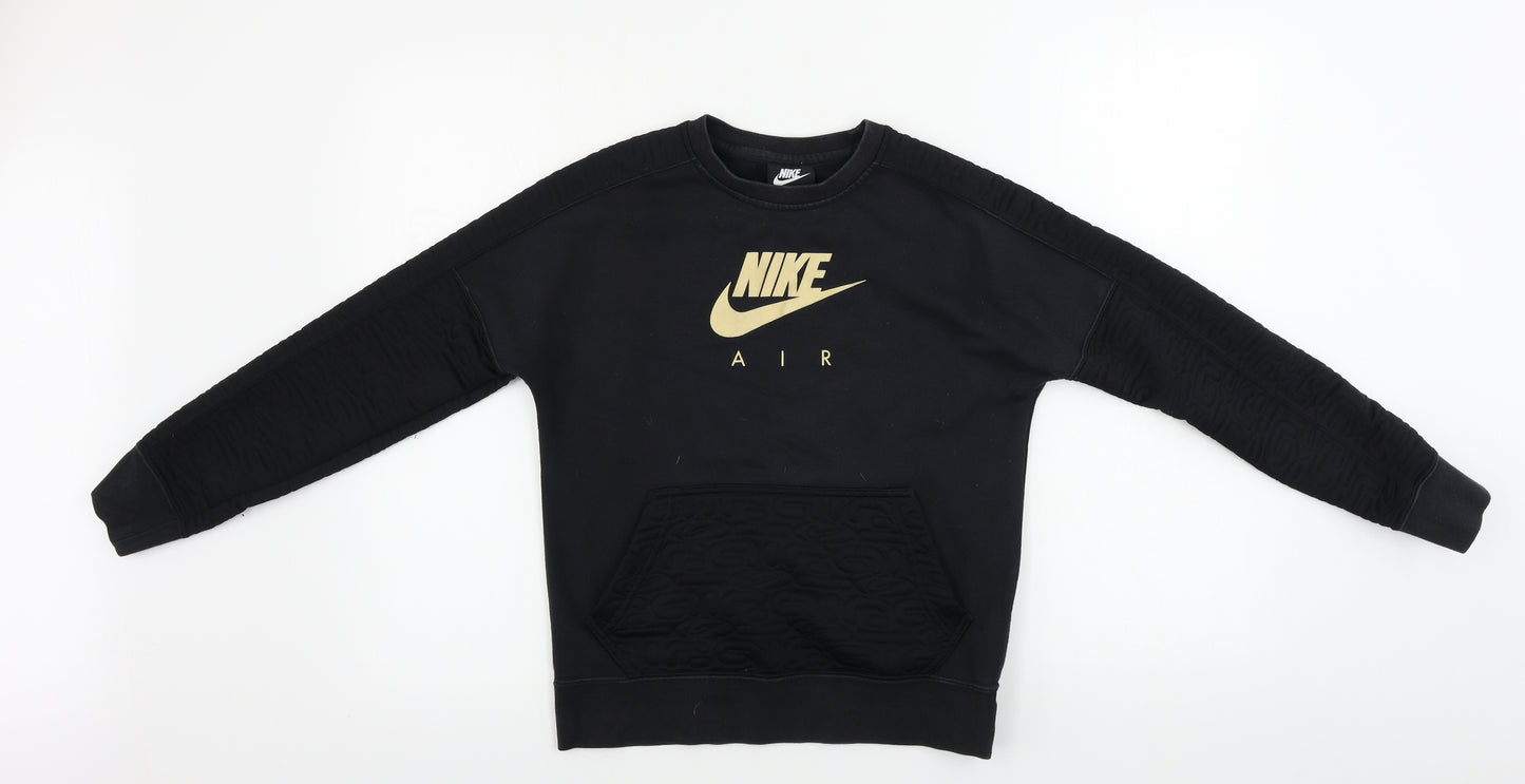 Nike  Boys Black   Pullover Jumper Size L