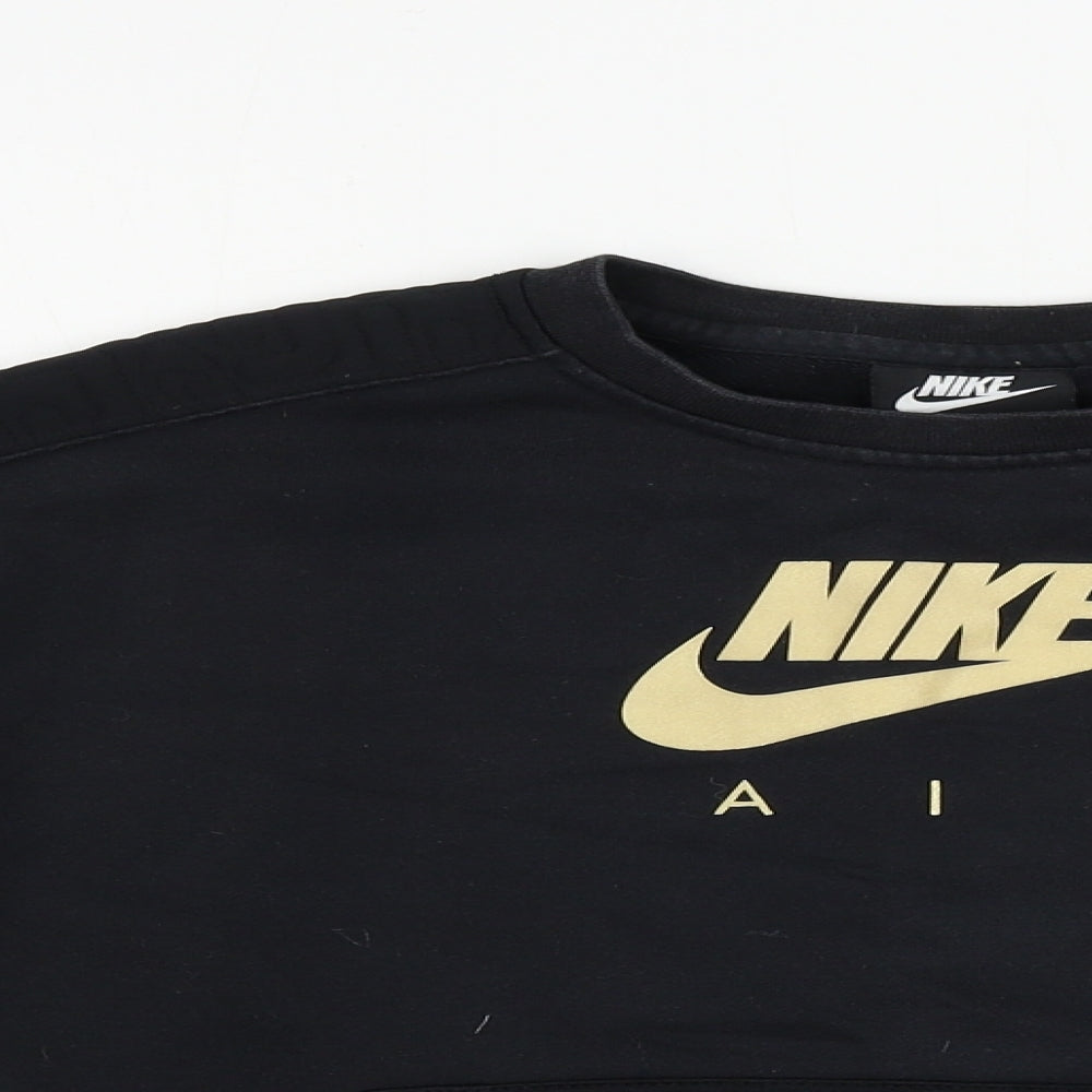 Nike  Boys Black   Pullover Jumper Size L
