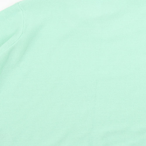 isle  Mens Green   Henley Jumper Size L