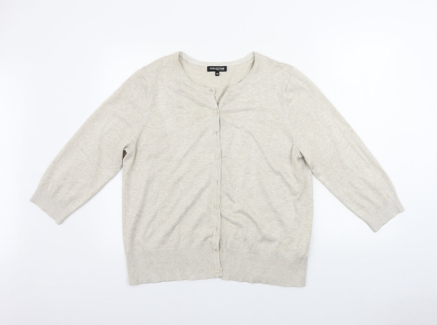 Debenhams  Womens Beige   Cardigan Jumper Size 20