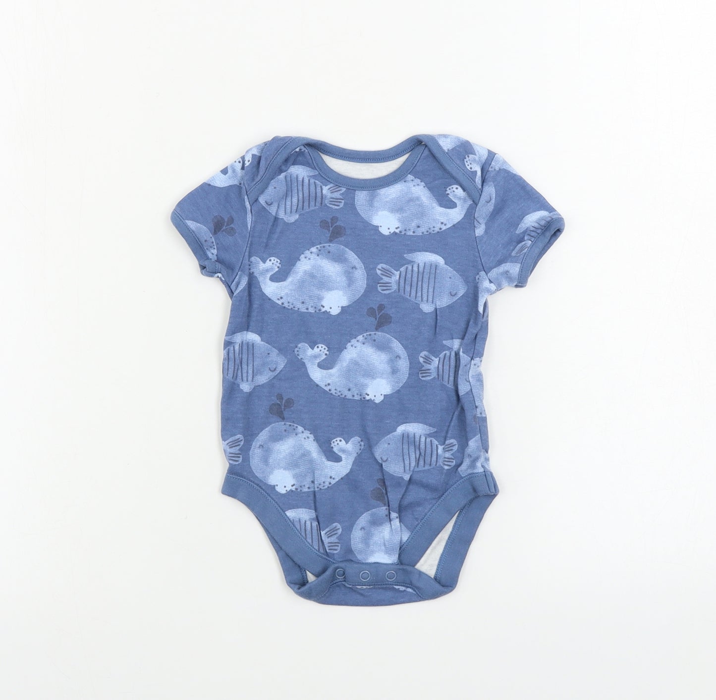 George  Boys Blue   Babygrow One-Piece Size 12-18 Months