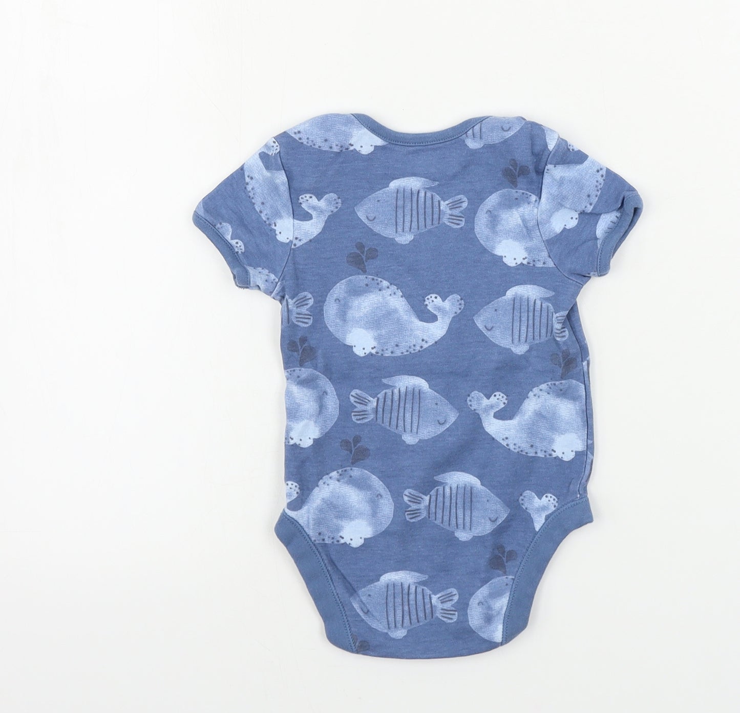 George  Boys Blue   Babygrow One-Piece Size 12-18 Months