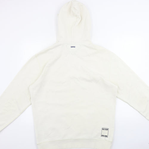 Tommy Hilfiger  Mens Ivory   Pullover Hoodie Size XL