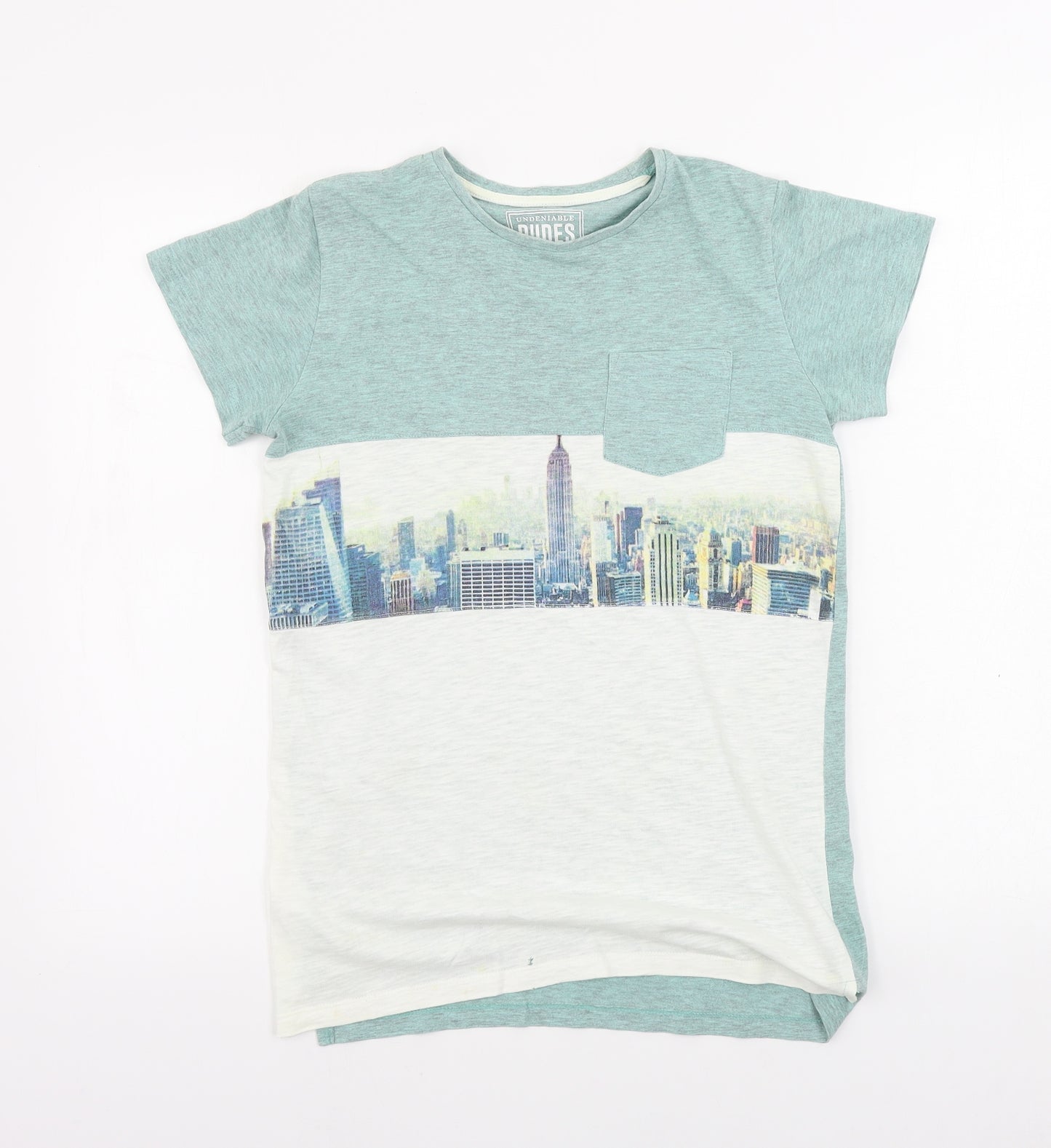 Matalan  Boys Green   Basic T-Shirt Size 12 Years