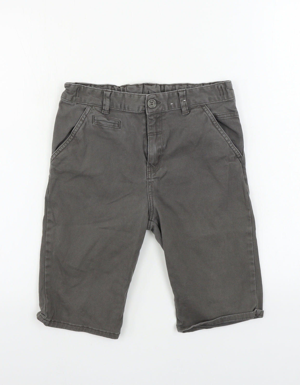 TU Boys Grey   Chino Shorts Size 12 Years