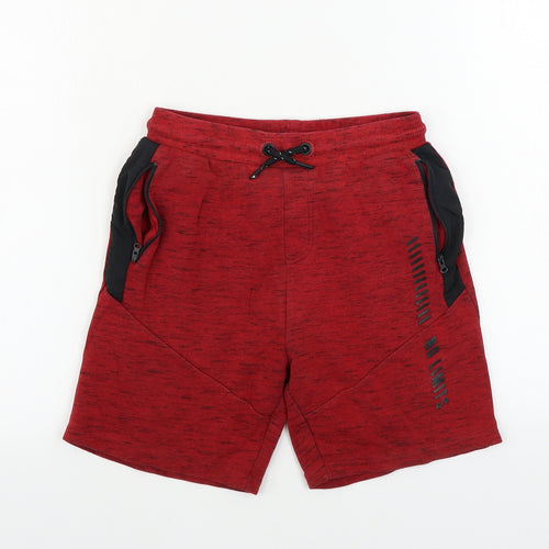 George  Boys Red   Sweat Shorts Size 11-12 Years