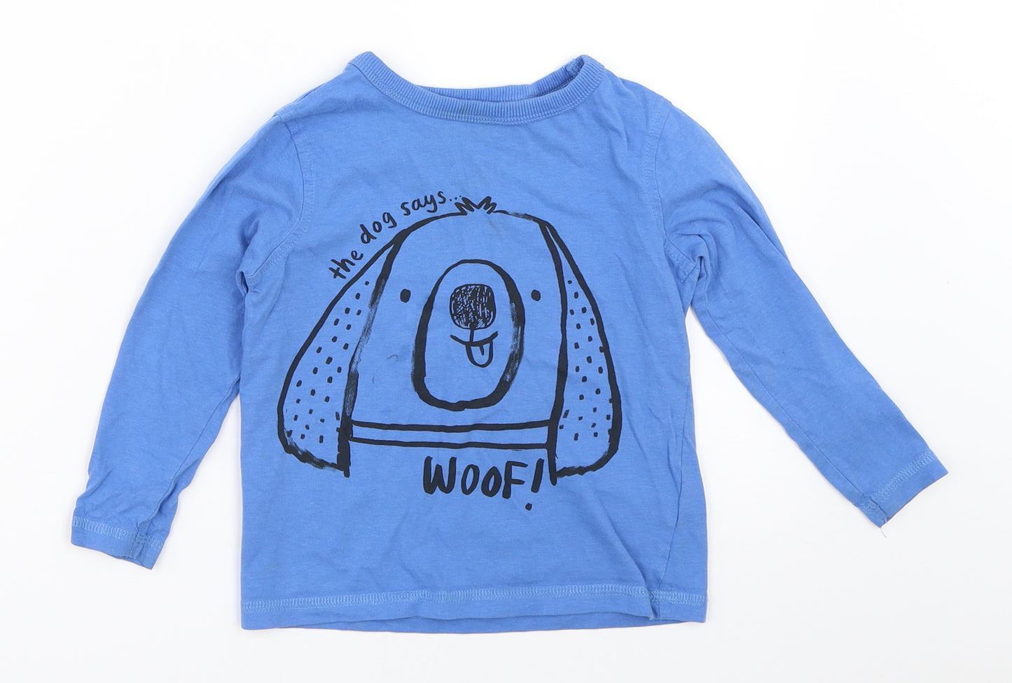 George Boys Blue   Basic T-Shirt Size 2-3 Years