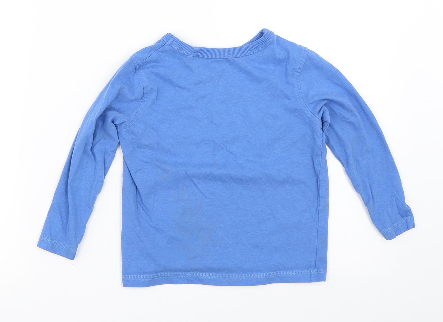 George Boys Blue   Basic T-Shirt Size 2-3 Years