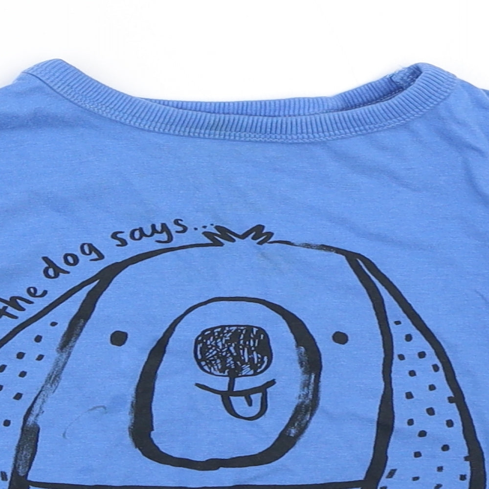 George Boys Blue   Basic T-Shirt Size 2-3 Years