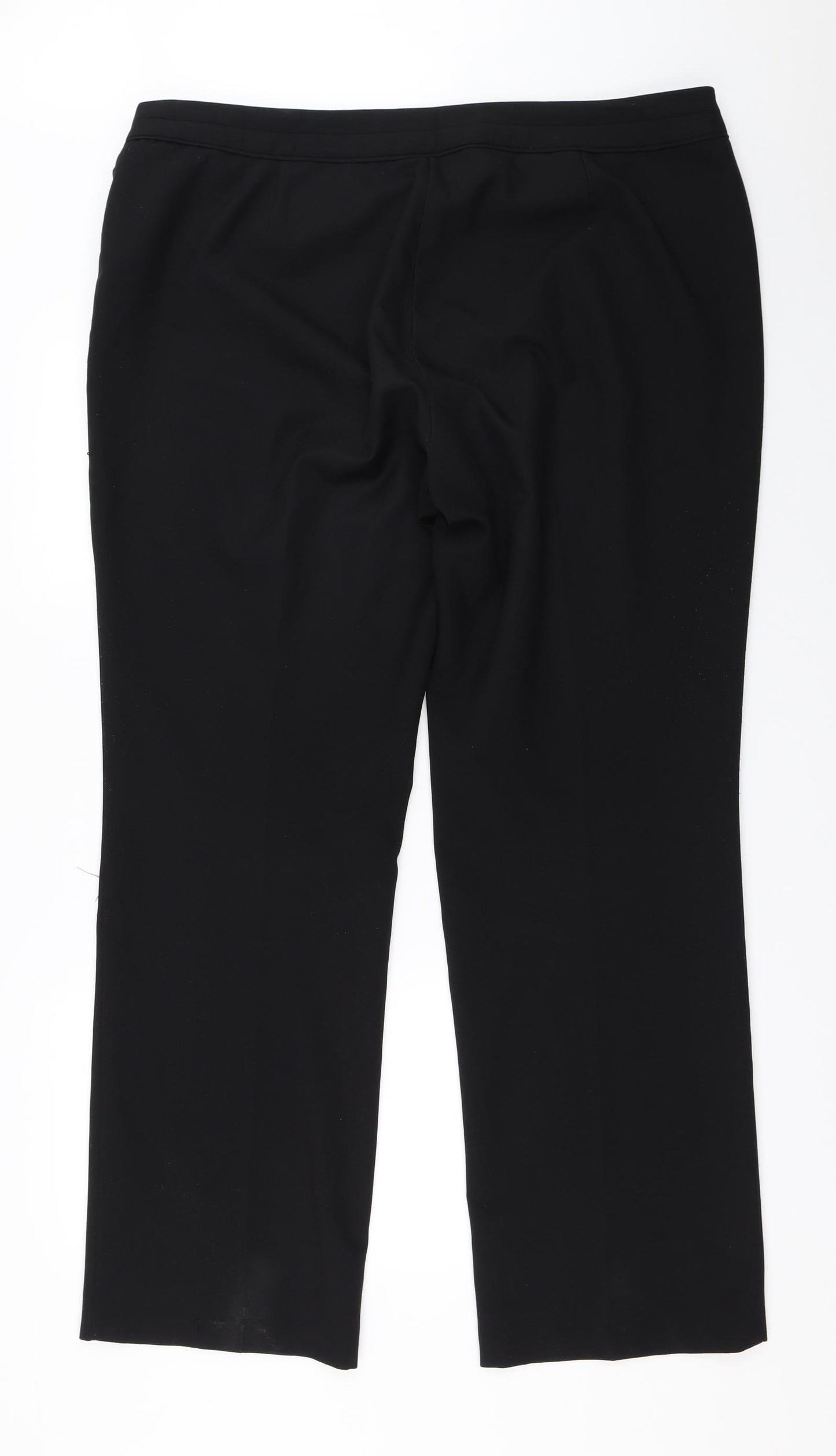 F&F Womens Black   Trousers  Size 18 L32 in